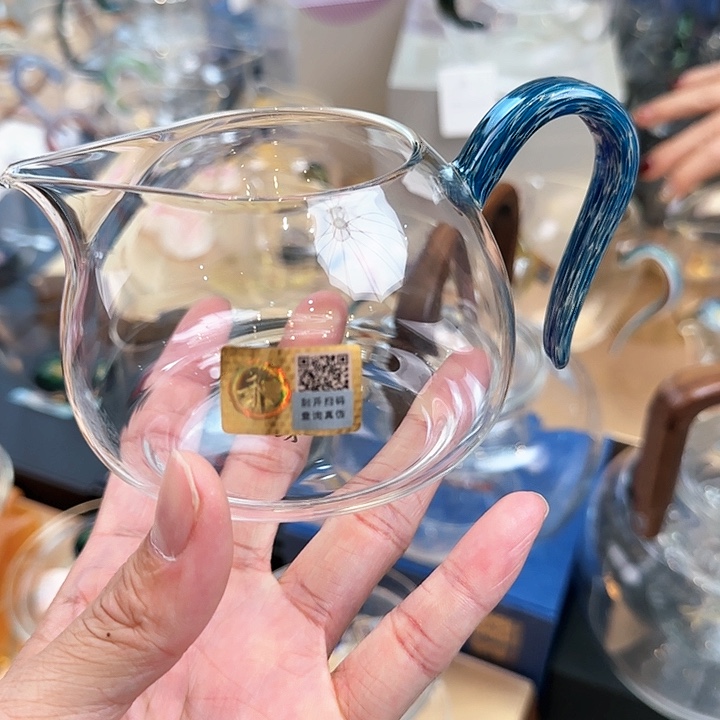 禾器黛蓝淡然公道杯