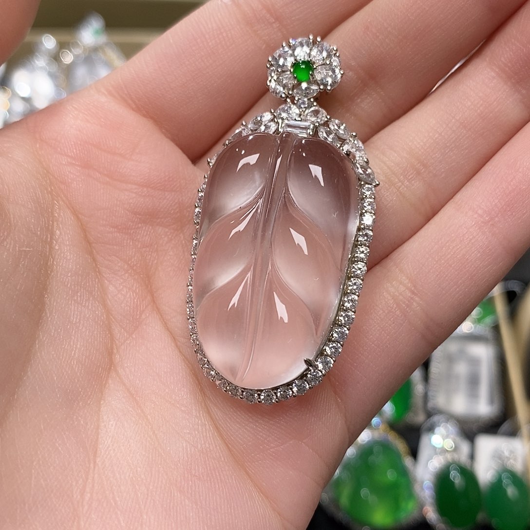 石英质玉颈饰银S925镶嵌琳@@28543