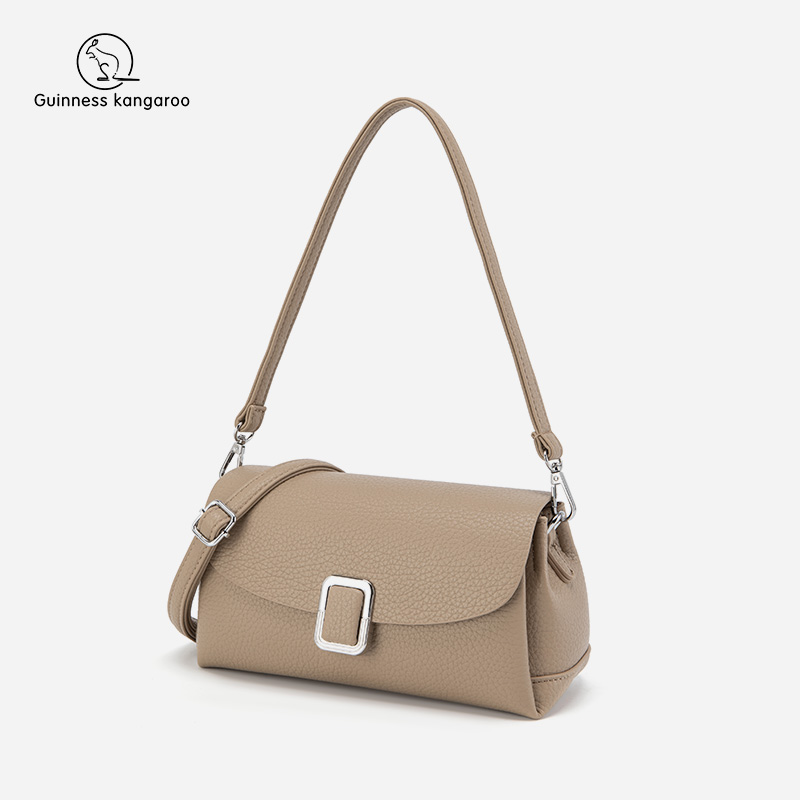 吉尼斯袋鼠正品女包单肩斜挎包高级感包包女新款轻奢时尚百搭通勤