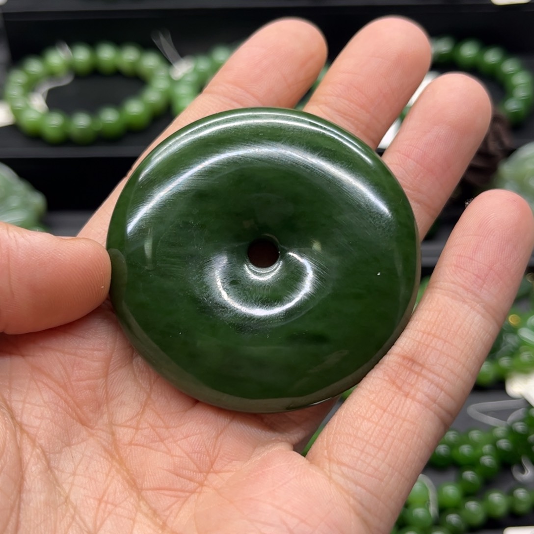 和田玉（碧玉）手链未镶嵌惠****店