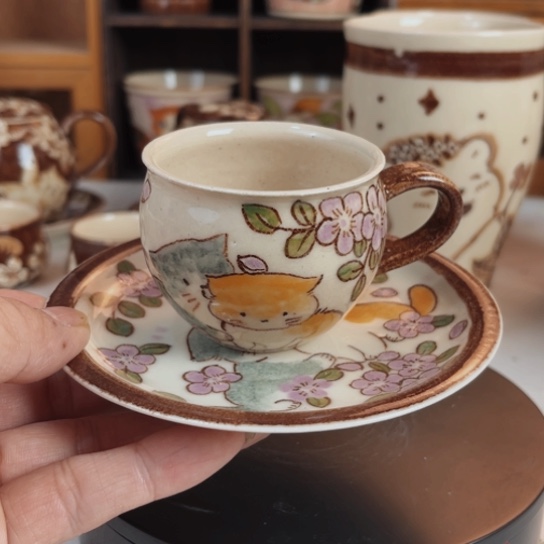 【闪购商品】摆件壹夫手绘高温釉下彩