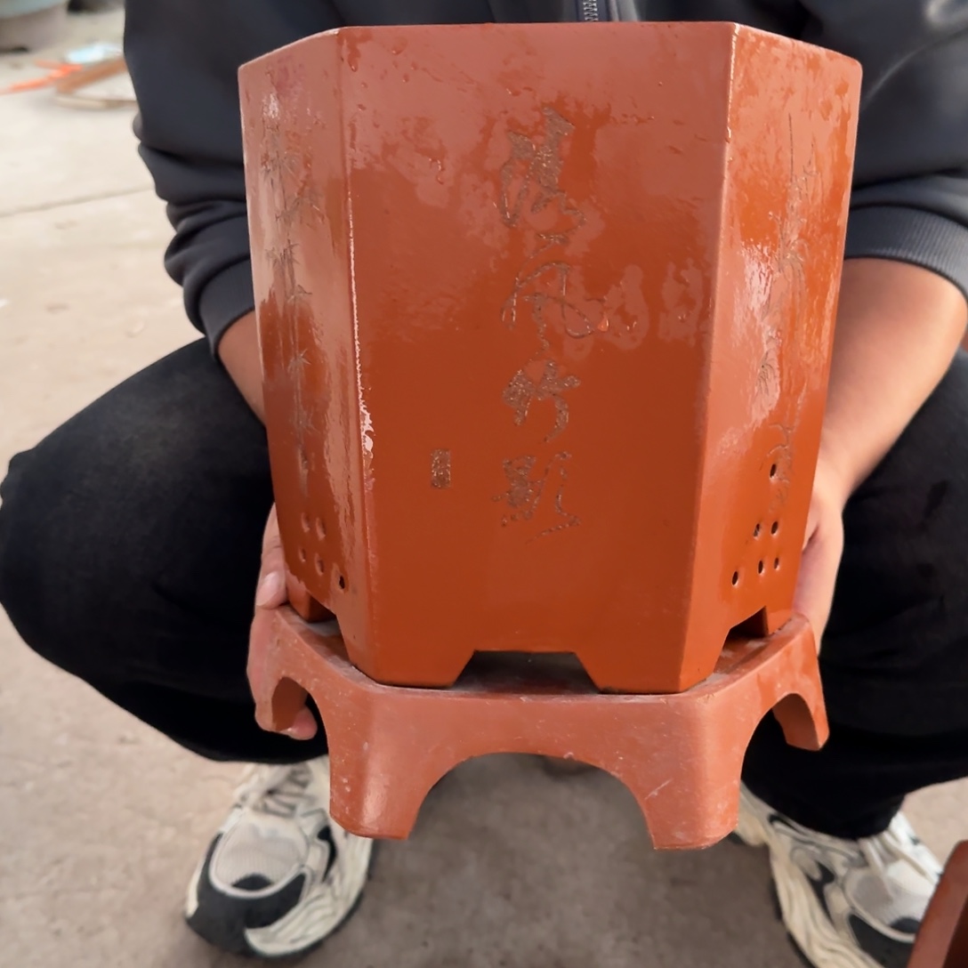 花盆紫砂口径20.23口径