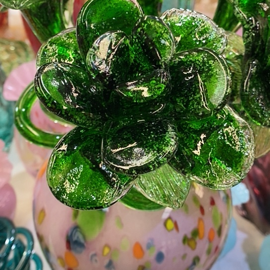 琉璃牡丹夜光花高45厘米