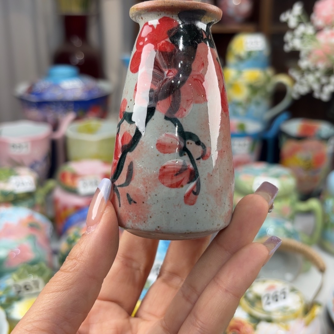 瓷片景德镇手绘高温釉下彩陶瓷茶具