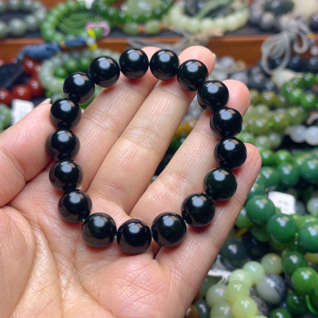 和田玉未镶嵌手链