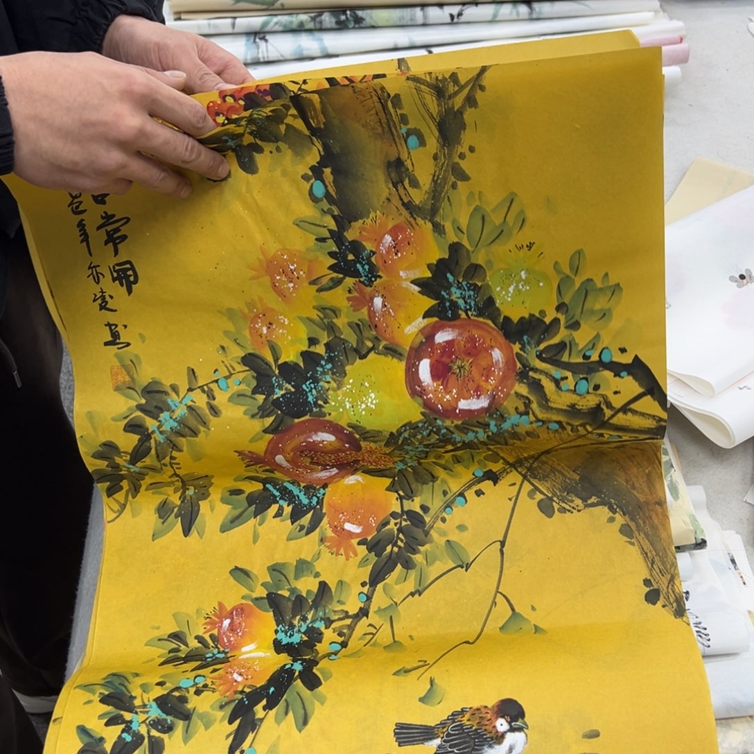 国画纯手绘字画宣纸