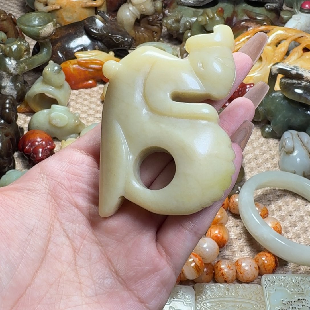 白玉菩提吊坠挂件