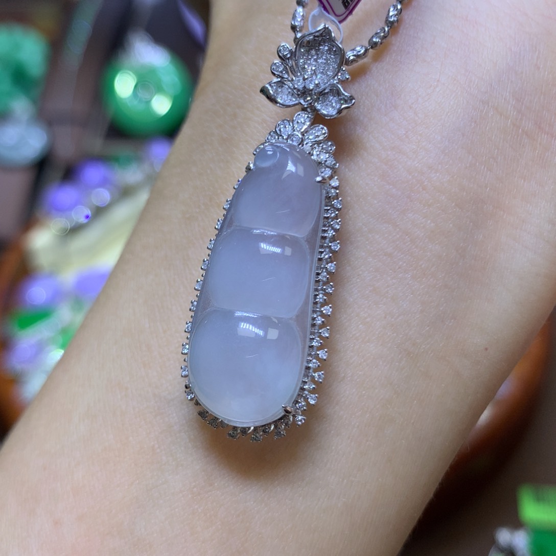 【闪购商品】翡翠18K金镶嵌颈饰翡翠