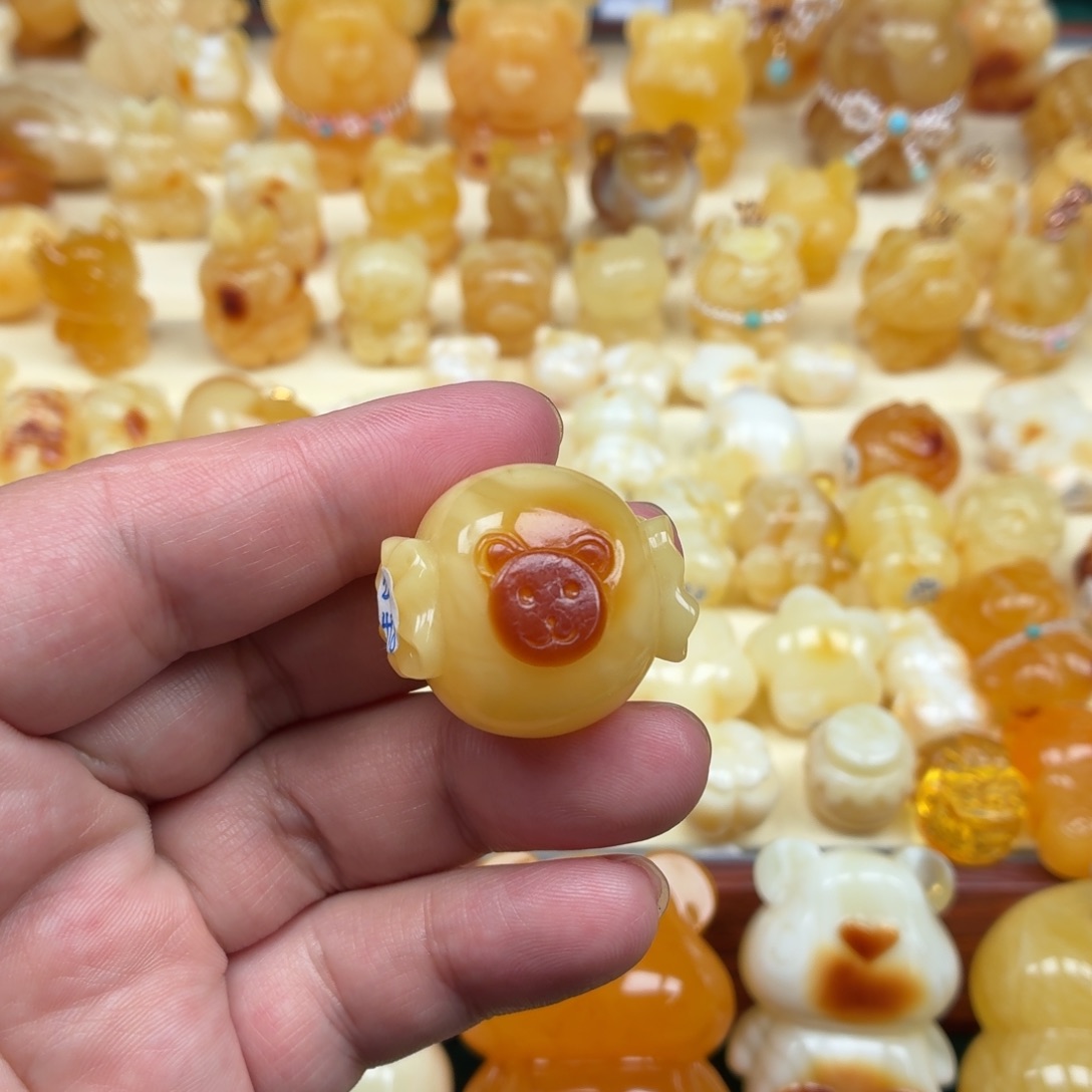 琥珀未镶嵌裸石蜜蜡