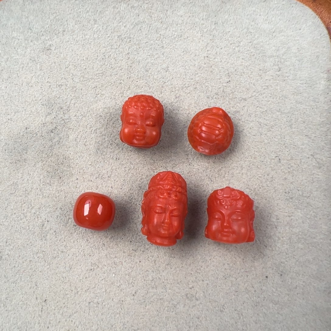 南红玛瑙未镶嵌（配饰套装）A10