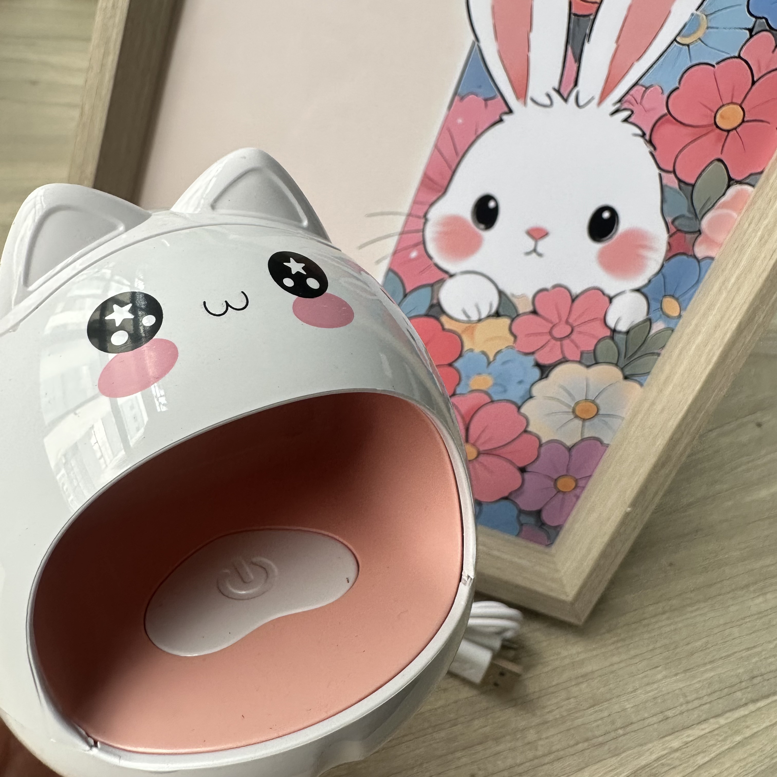 【娜姐专属】-喵喵萌趣灯不黑手小型速干甲油胶烤灯