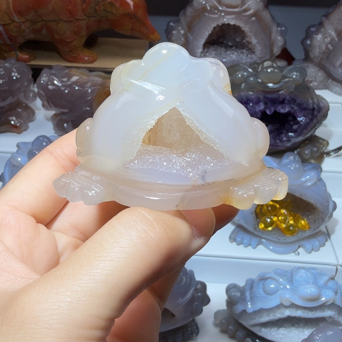 玛瑙/玉髓未镶嵌挂件