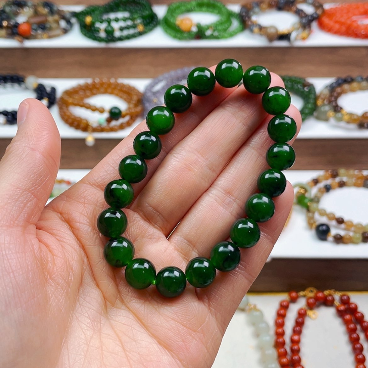 【闪购商品】和田玉未镶嵌手串