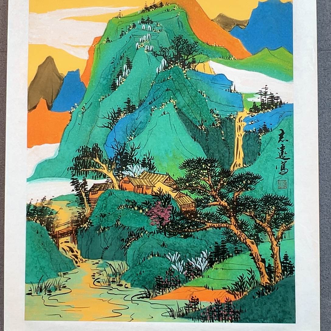 国画当代艺术，展览作品