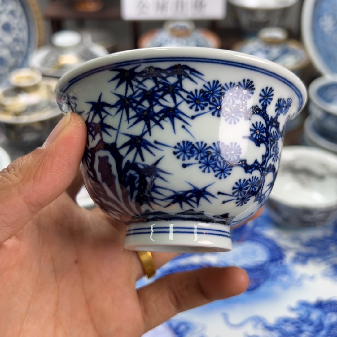 曹***生景德镇手工手绘陶瓷