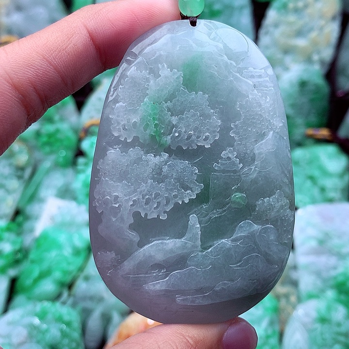 翡翠吊坠(不含链)未镶嵌