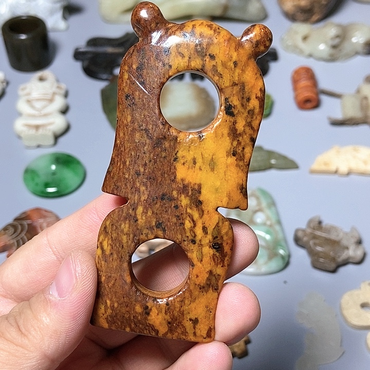 和田玉未镶嵌颈饰104