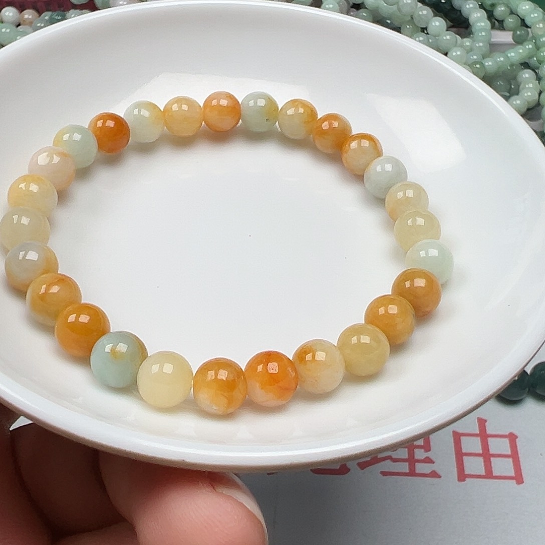 翡翠手链未镶嵌若*货主老华