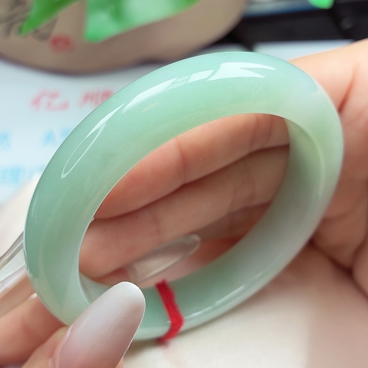 未镶嵌手镯翡翠54-55圈口