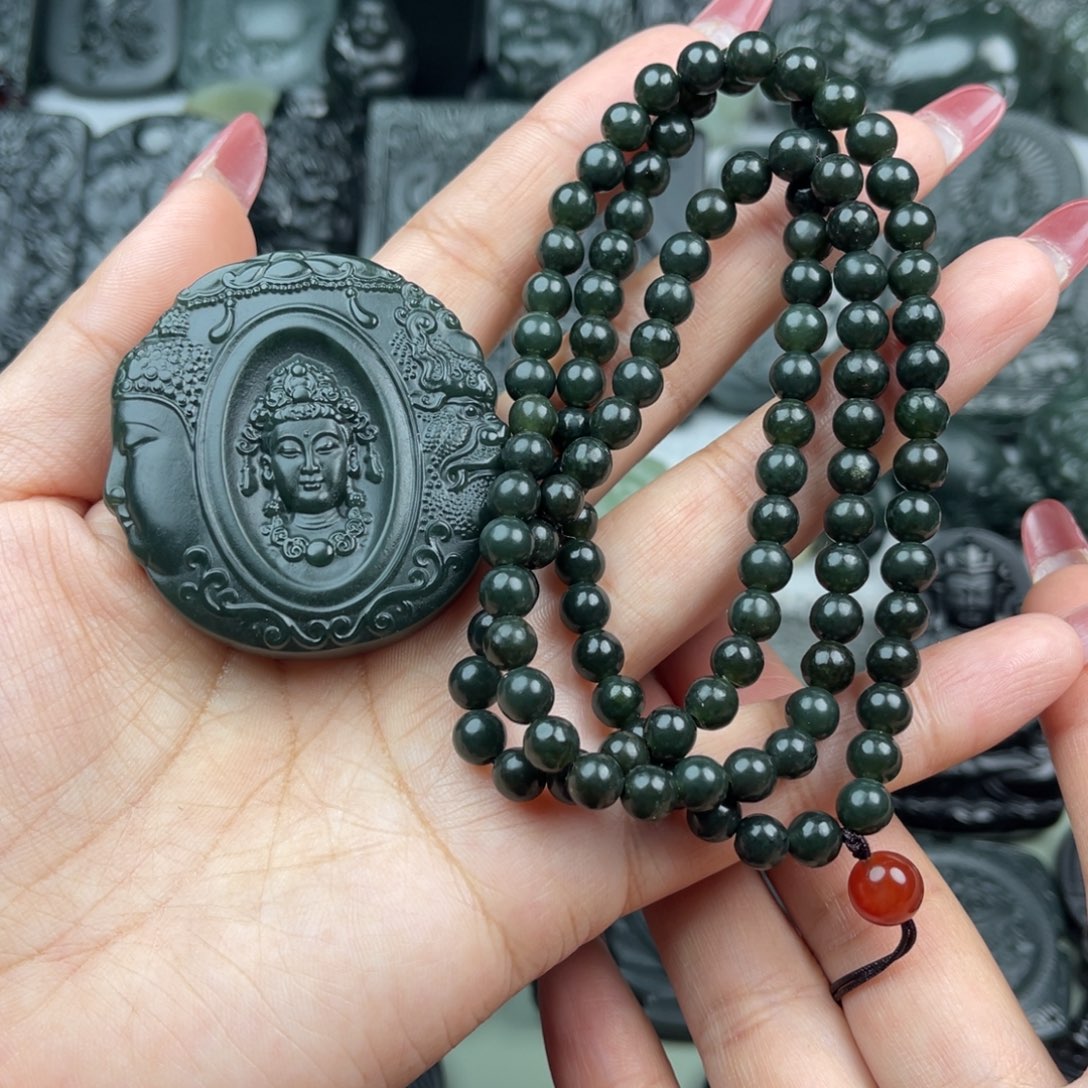 和田玉颈饰未镶嵌༄****?