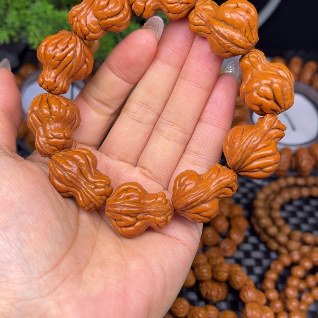 吊坠文玩核桃白菜单圈