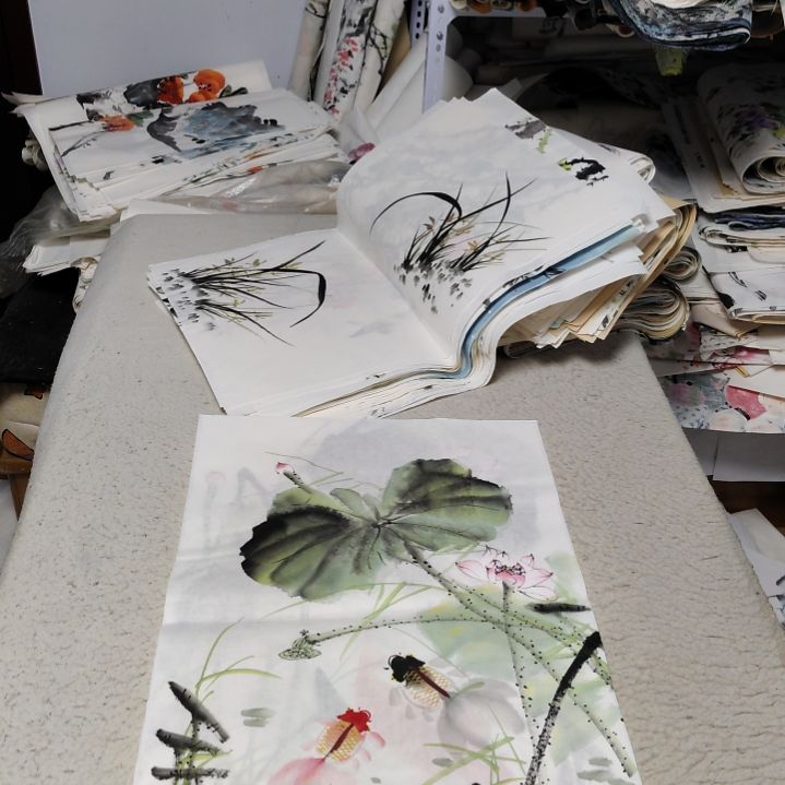 无***忧国画落款后台备注