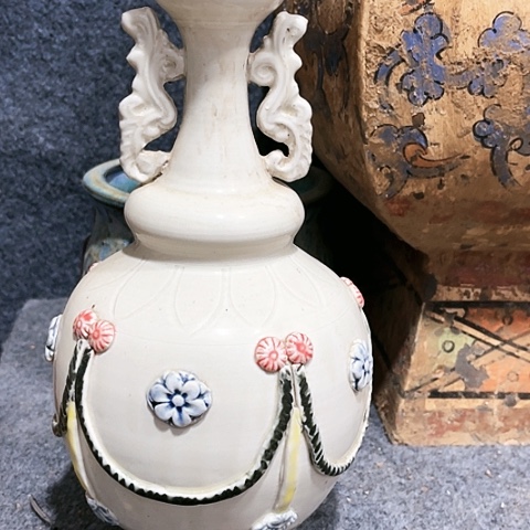 瓦当摆件摆件茶桌茶台陶瓷八*妈