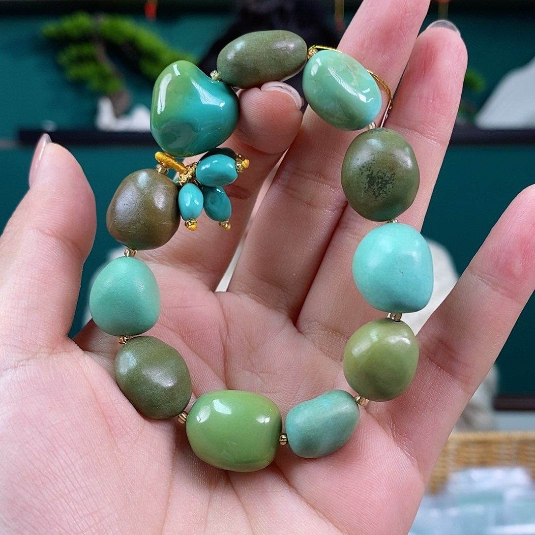 绿松石珠宝奇石未镶嵌＊*^