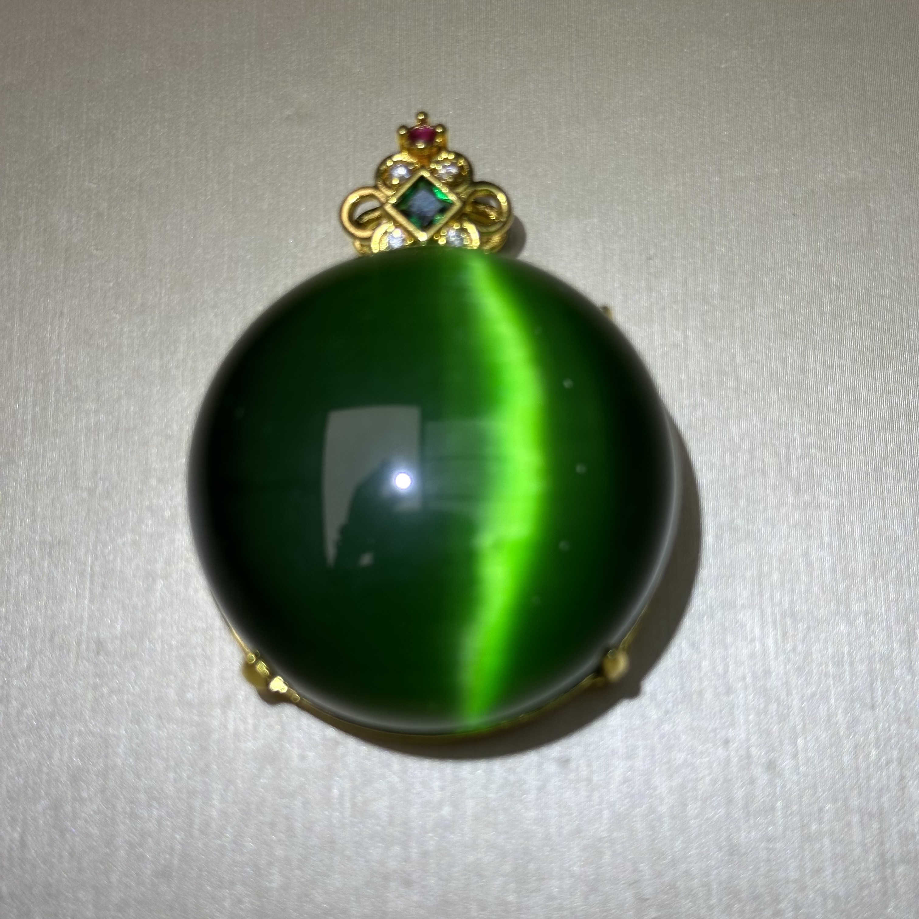 【九霄云】F485-1D绿猫吊坠多样性发一件