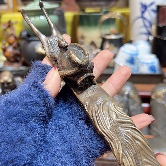 铜中古工艺品摆件