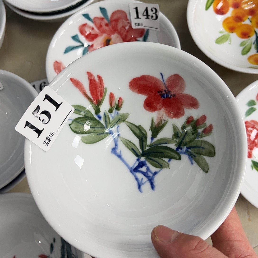 瓷片景德镇陶瓷手工手绘制作