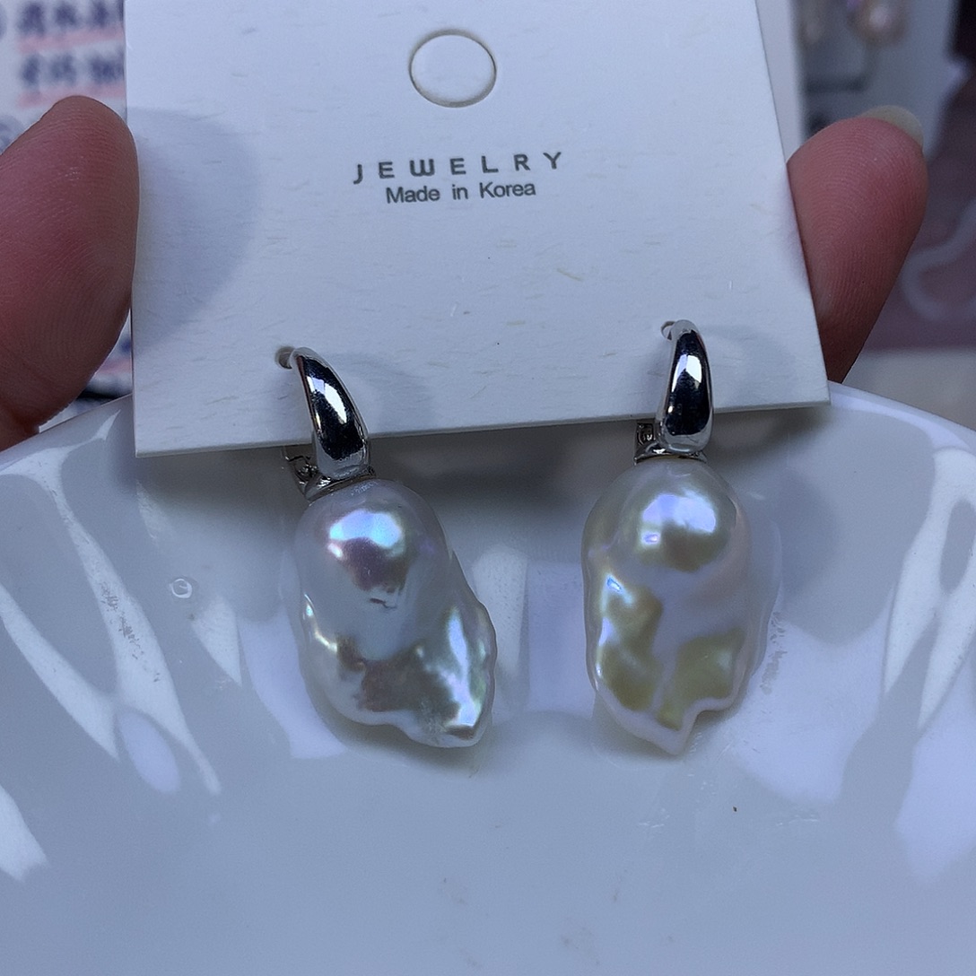 淡水珍珠耳饰合金特价4661