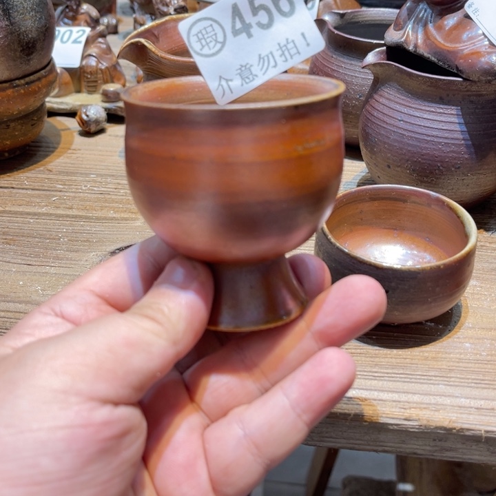 纯手工制作工艺（柴烧）裸烧微瑕456