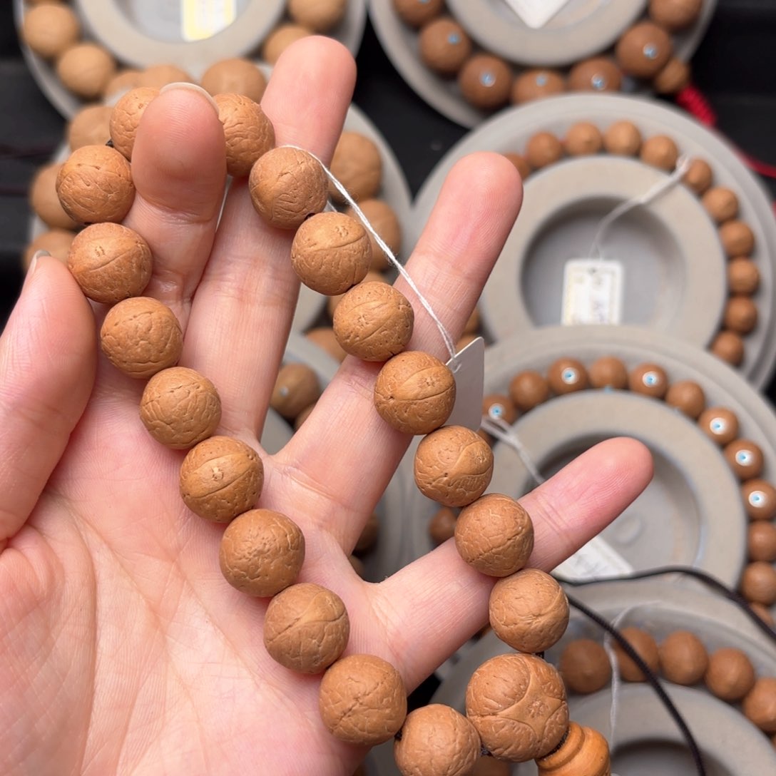 凤眼菩提吊坠精品手串13.5