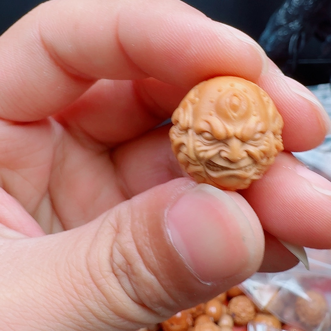 吊坠猴头核桃三面恶僧