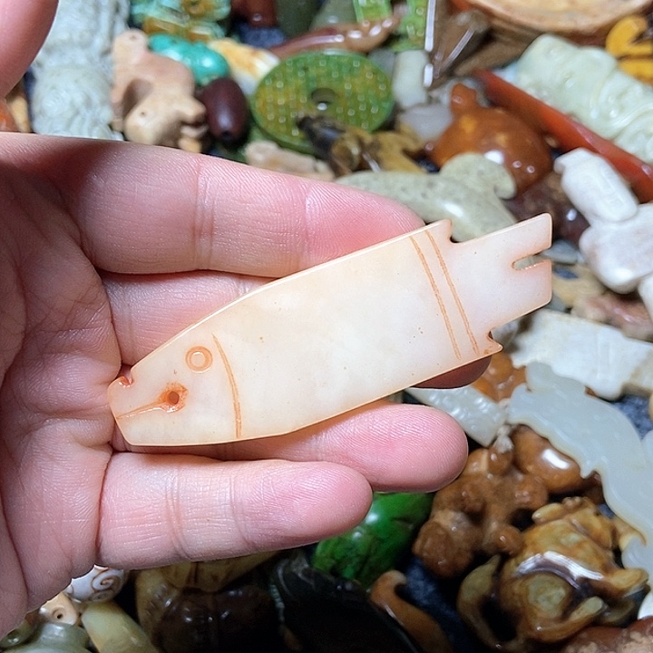 和田玉未镶嵌颈饰199