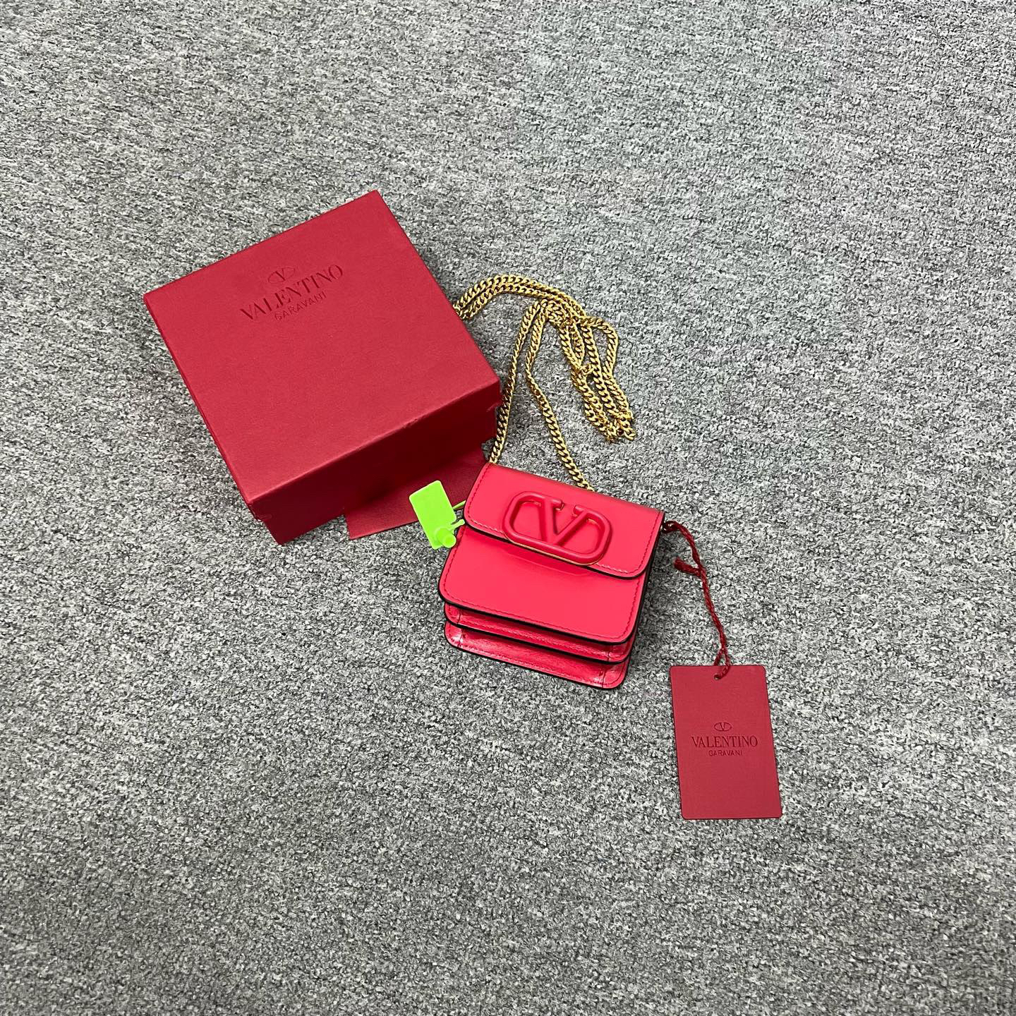 99新 Valentino/华伦天奴 华伦天奴 mini链条包
