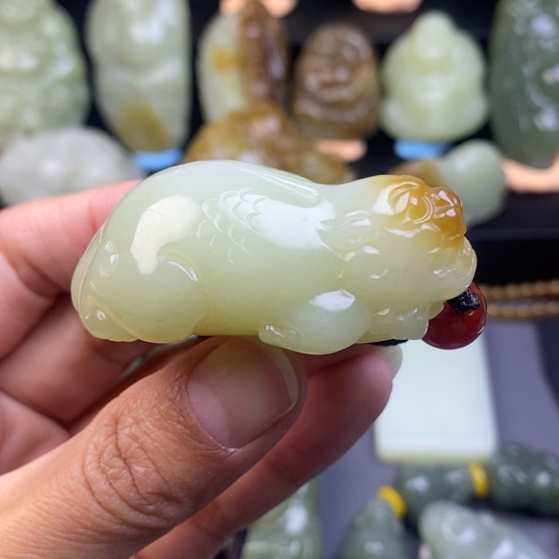 和田玉把件未镶嵌