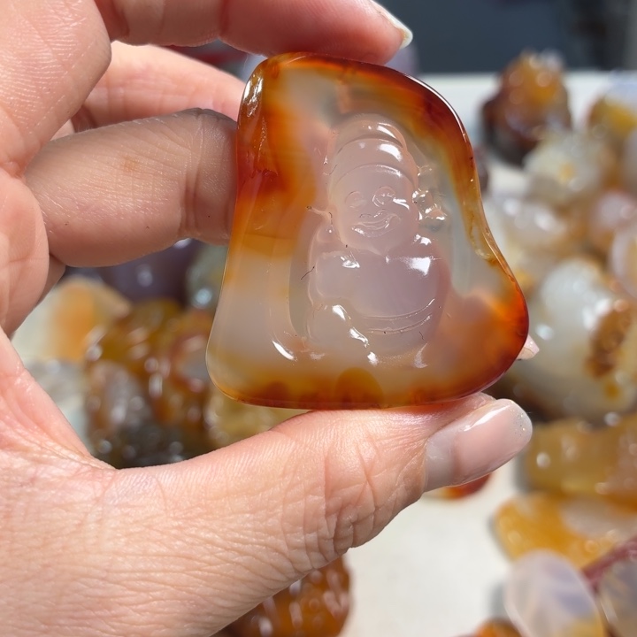 玛瑙/玉髓未镶嵌吊坠(不含链)