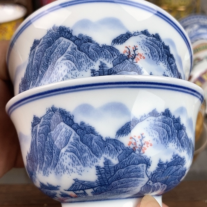 景德镇陶瓷藏式茶碗