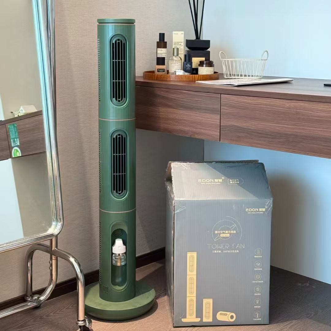 爱登循环空气摩登塔扇E360P-灭蚊版绿色