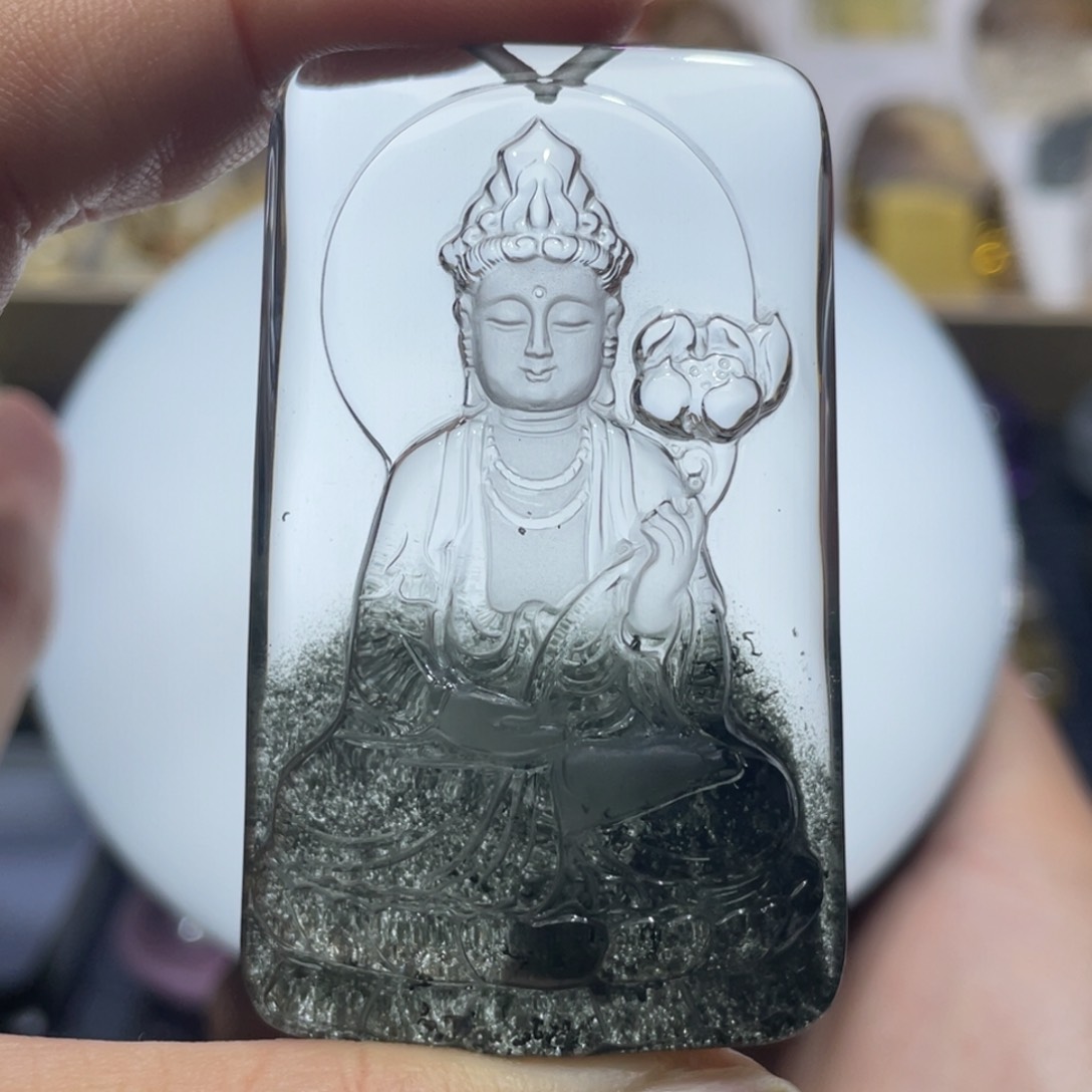 水晶颈饰未镶嵌定制