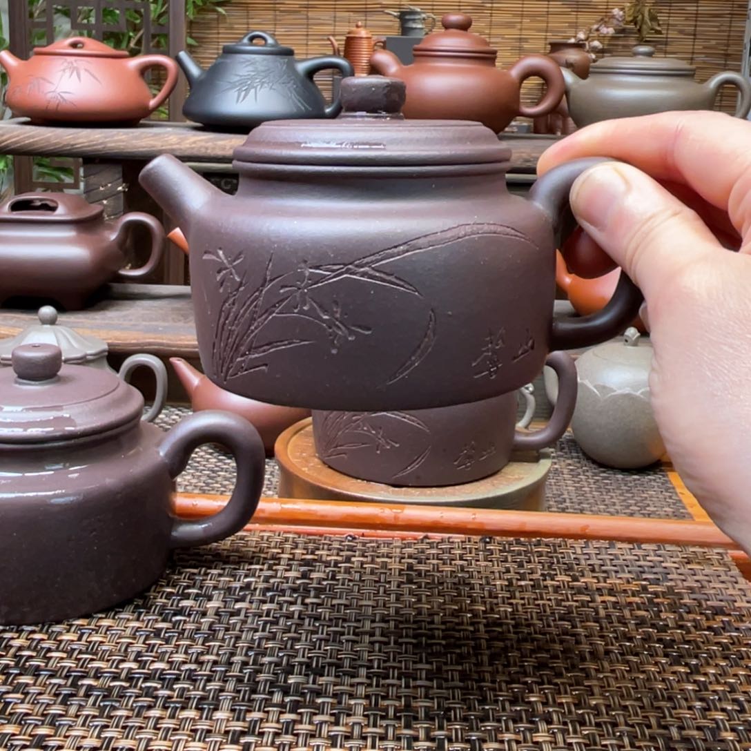 茶壶紫砂宜兴原矿紫砂手工制240