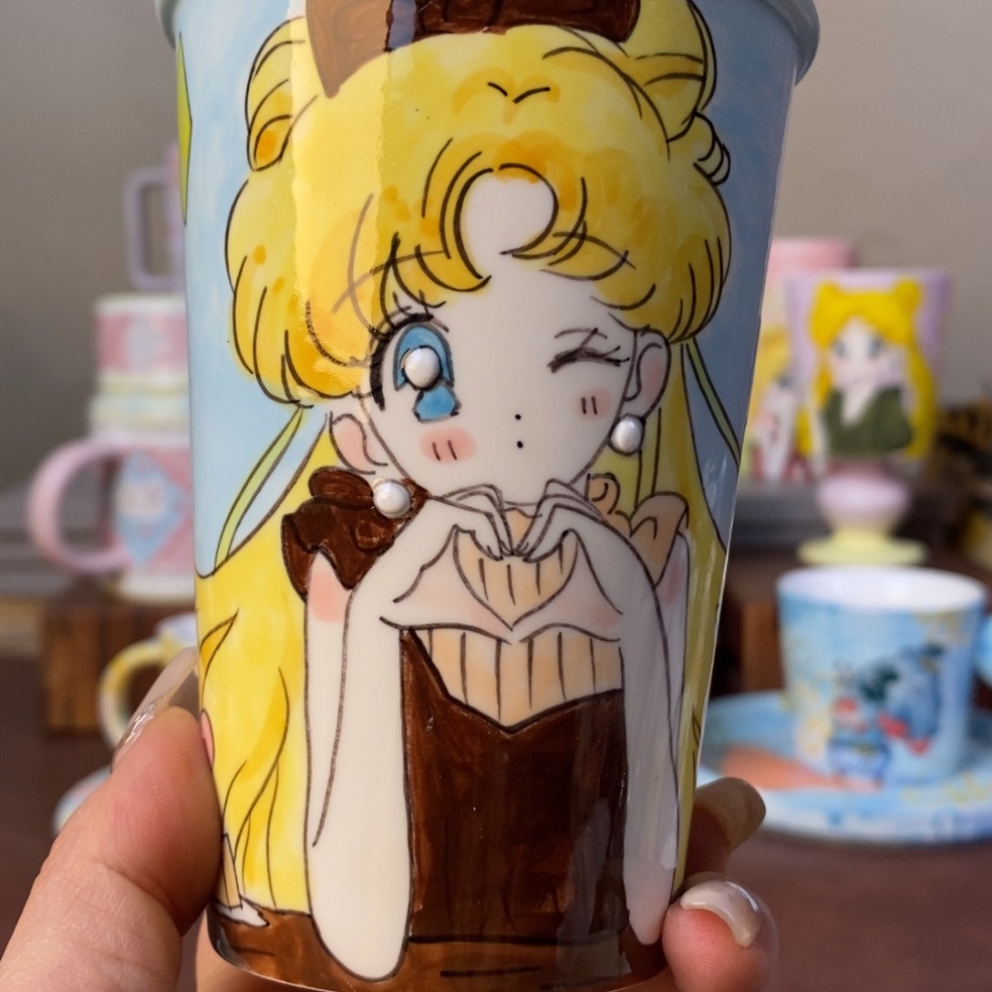 杯景德镇手绘主人杯