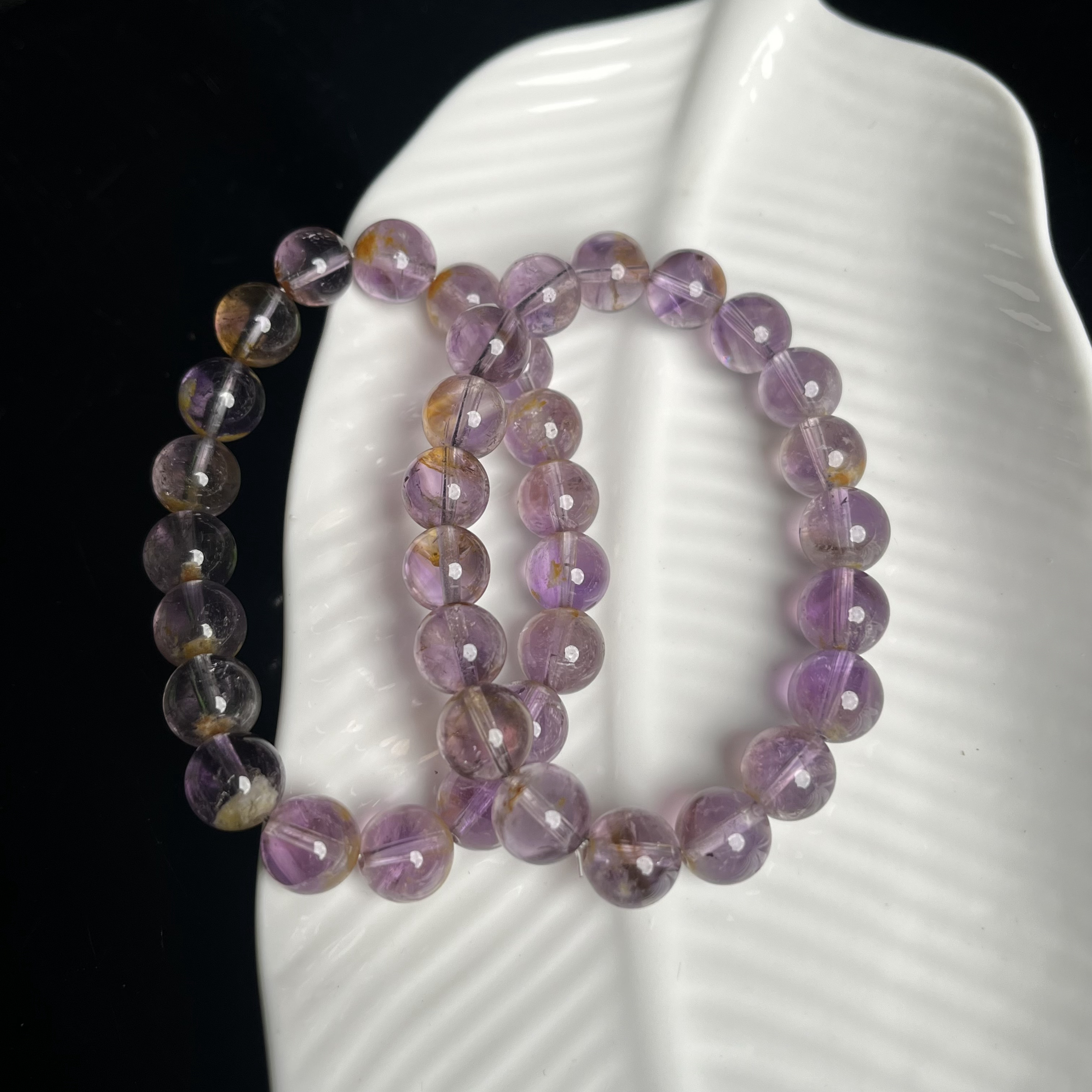 紫黄幽灵手串K4001多样性发其一