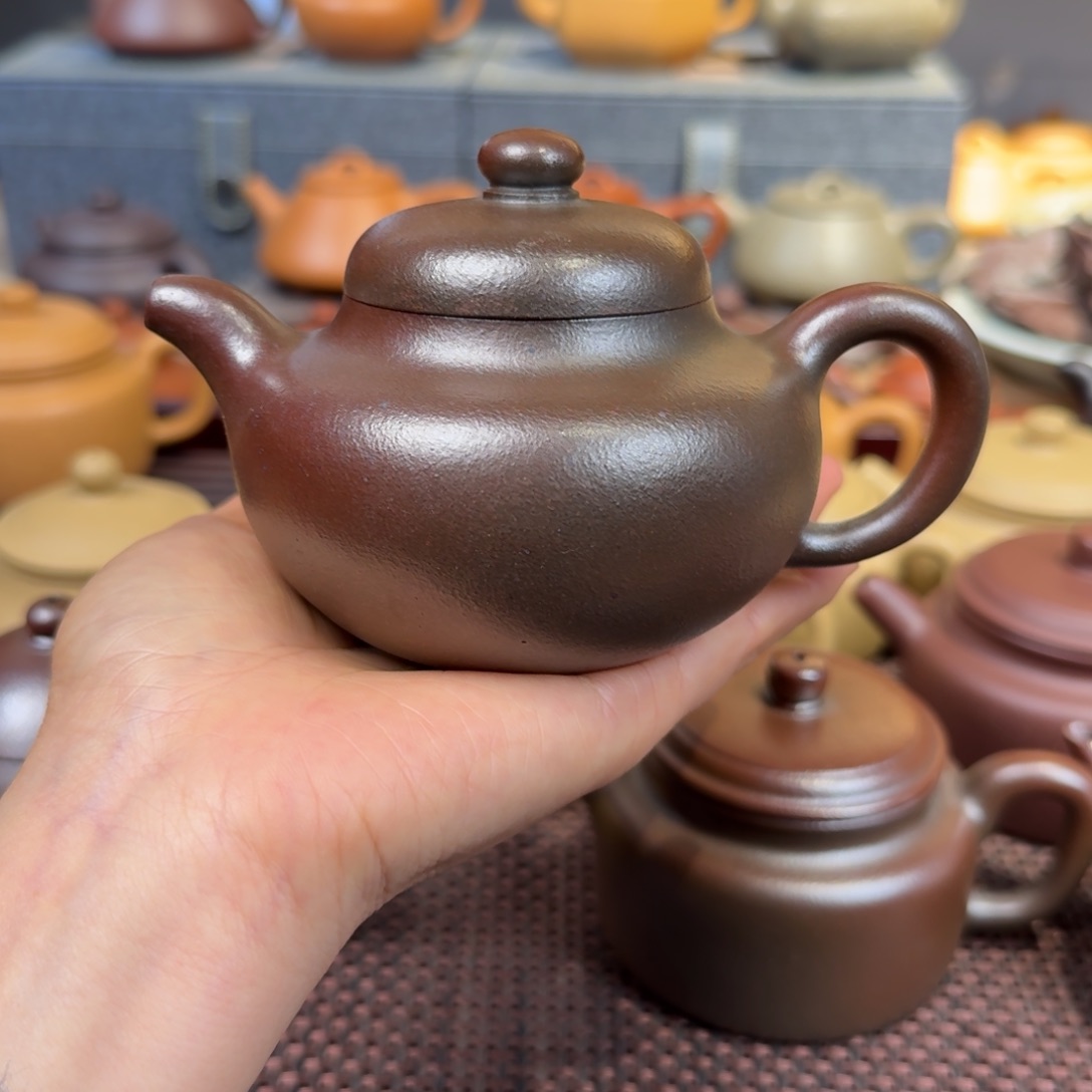 茶壶底槽青特价柴烧200毫升左右