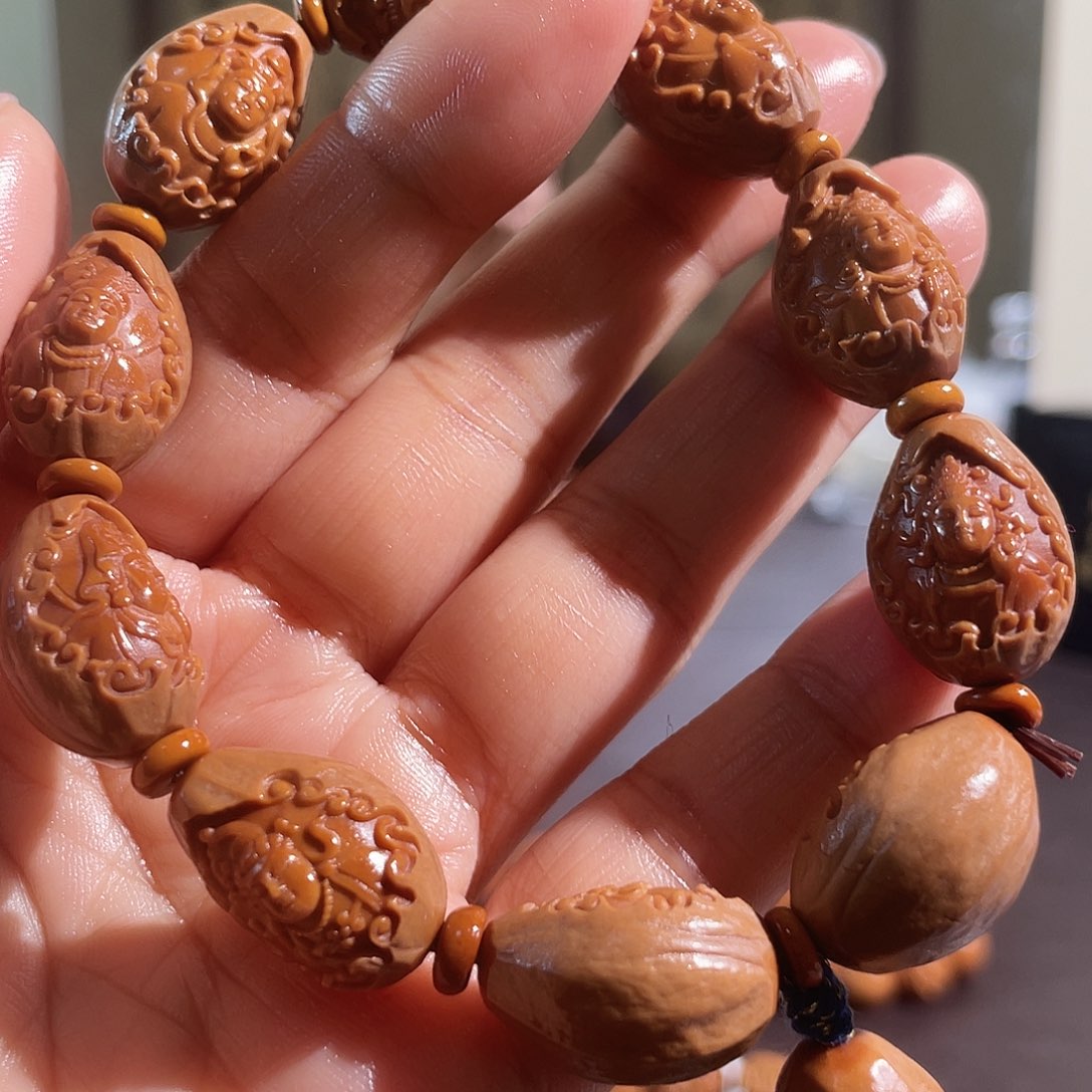 橄榄核手串/手链包衣观音