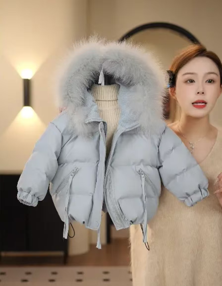 【现货】2025冬季儿童新款韩版潮流时尚保暖加棉外套58652