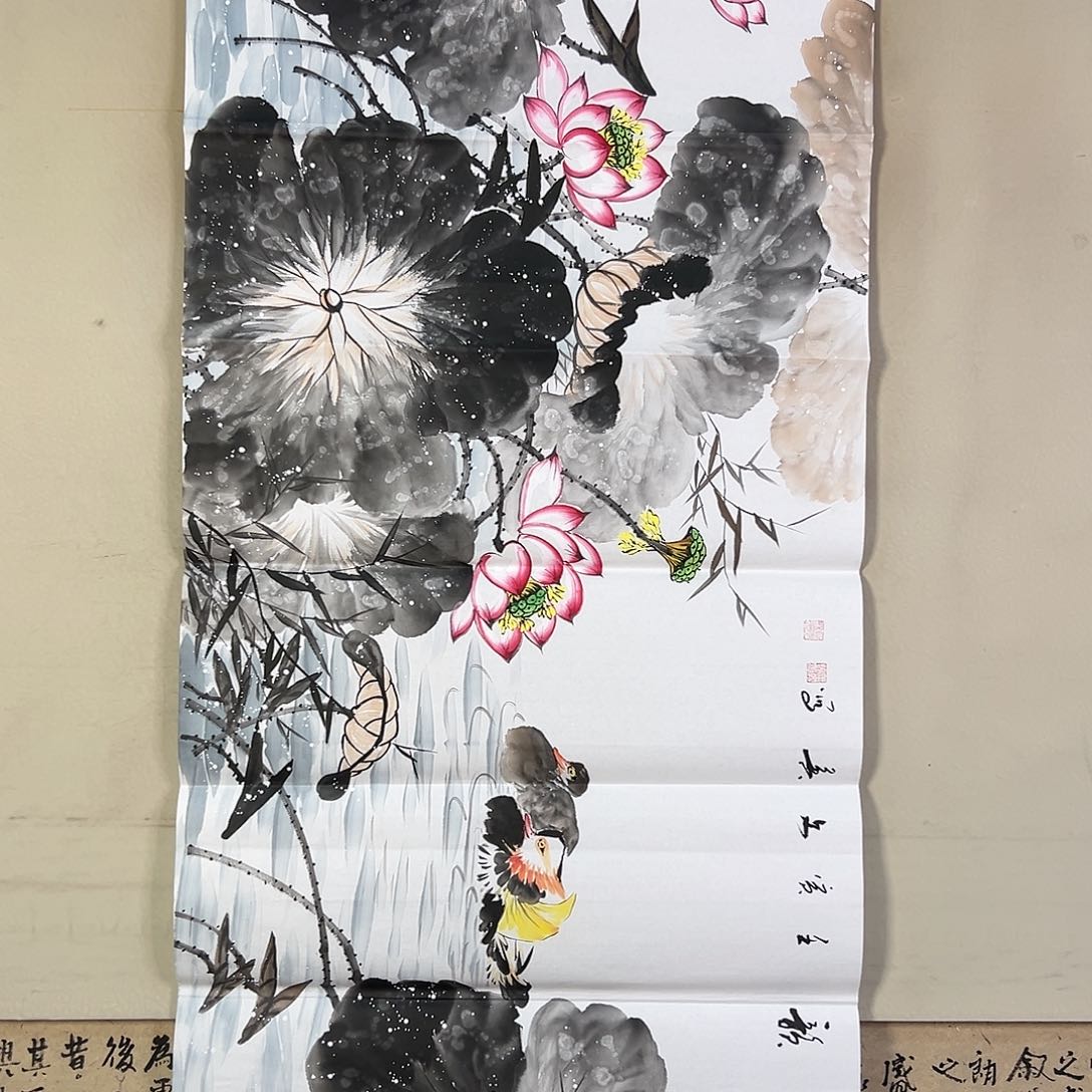 国画546 花鸟在此处飞翔也不太
