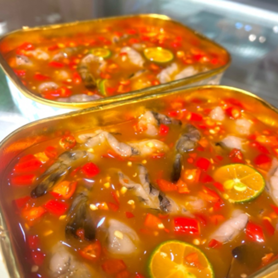 生腌黑虎虾尾10只（泰式酸辣口味）